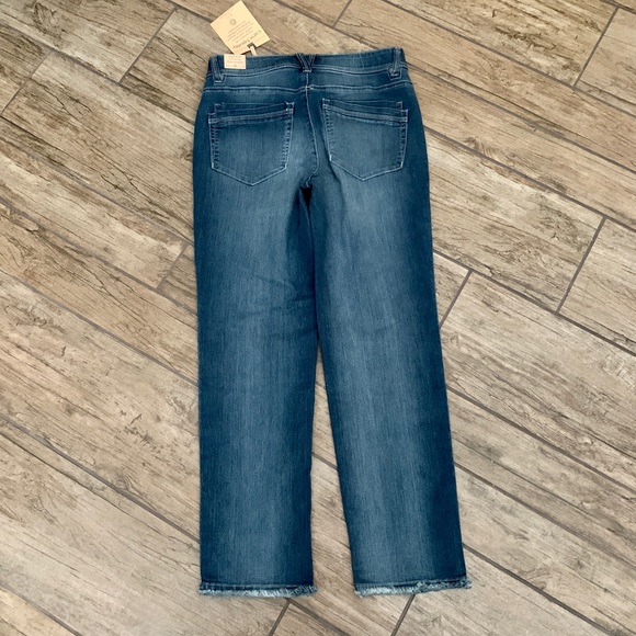 NWT NEW Democracy High Rise Slim Straight Distressed Jeans size 6 Ab technology - Picture 6 of 16